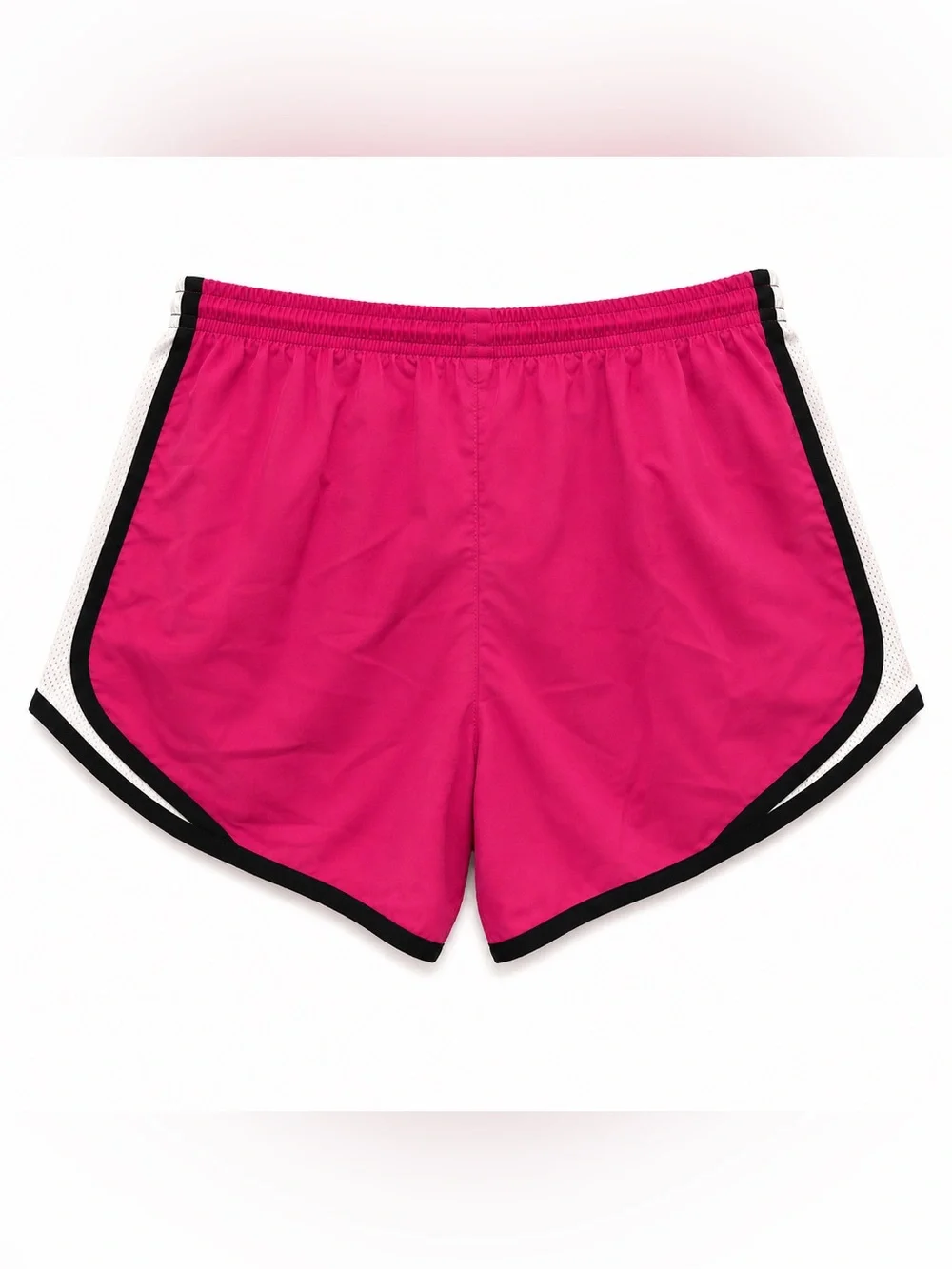 Women's Pink Running Shorts with Contrast Trim